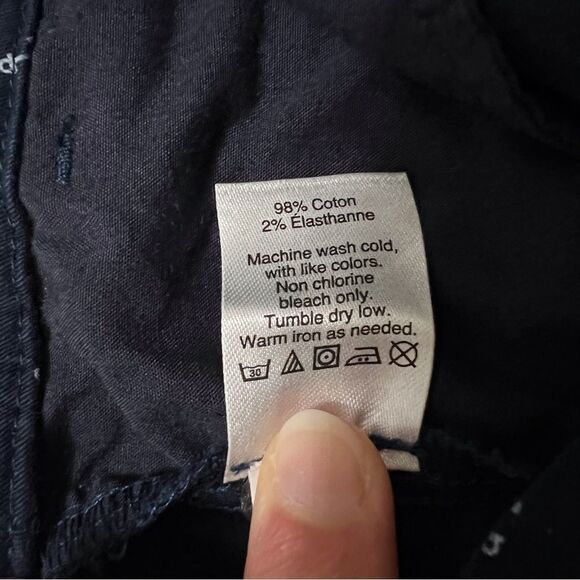 SALE!! J. Crew Navy Anchor Print Shorts Size 2 Nautical Preppy - Picture 8 of 8